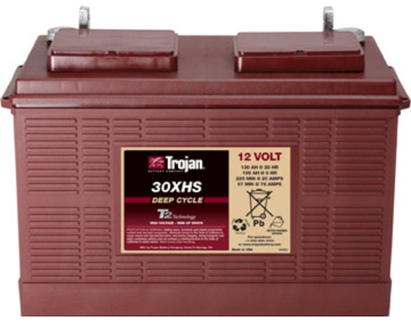 TROJAN Deep Cycle Traksjonsbatteri 12V 130AH (354x171x256mm) +ve