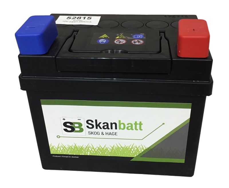 SKANBATT Plenklipper Batteri 12V 28AH 240CCA (186x130x171mm) +hø