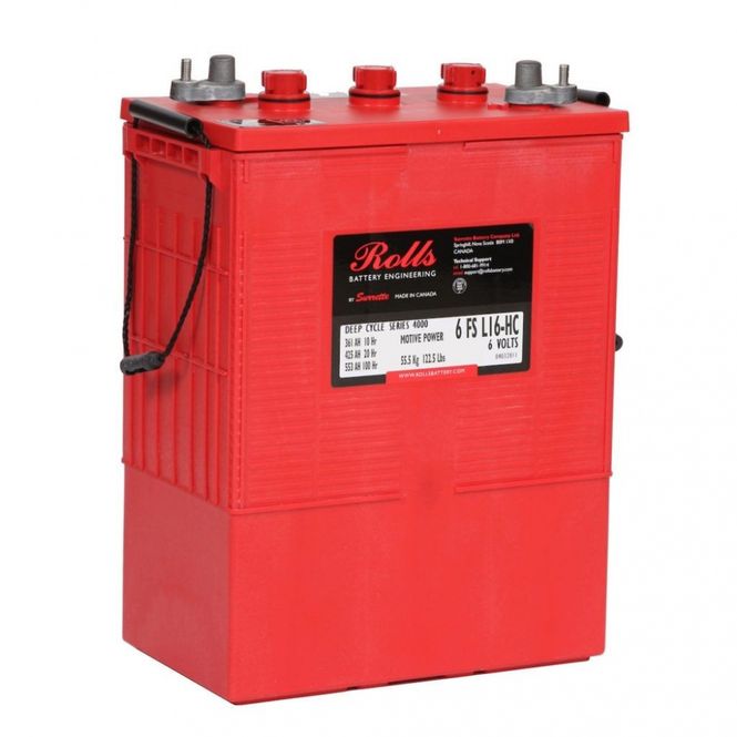 Hovedbilde ROLLS 6-FS-L16-HC Deep Cycle Batteri 6V 425AH
