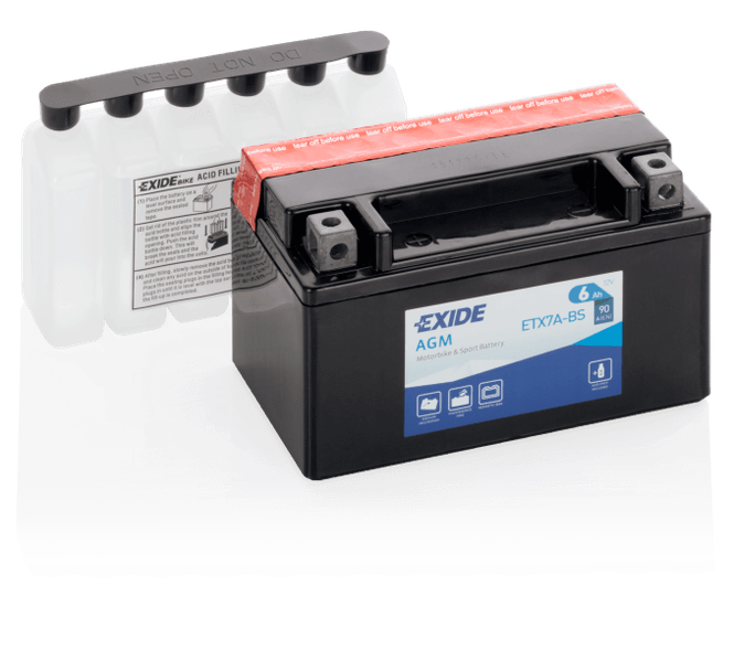 Hovedbilde 4593 EXIDE MC ETX7A-BS 12V 6AH