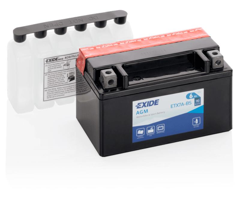 4593 EXIDE MC ETX7A-BS 12V 6AH