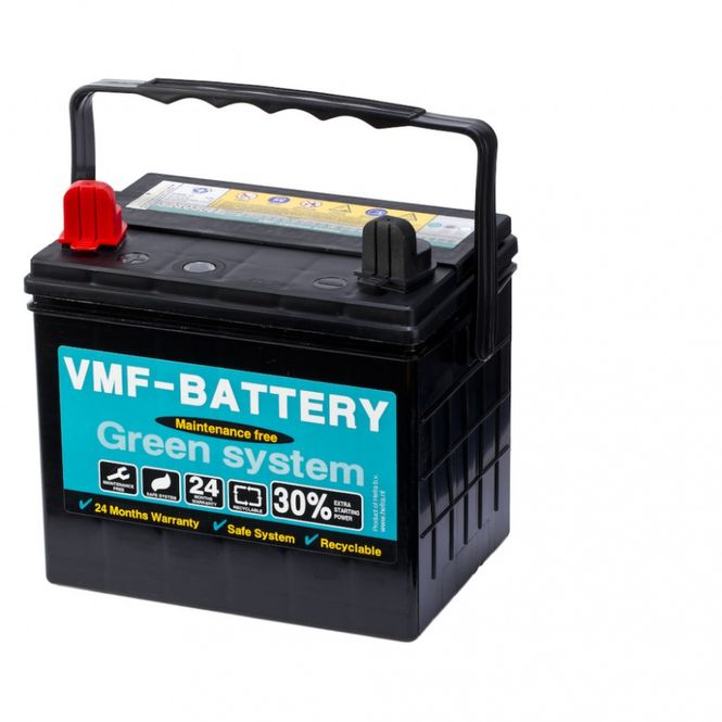 Hovedbilde VMF Plenklipper batteri 12V 28AH 200CCA  +venstre