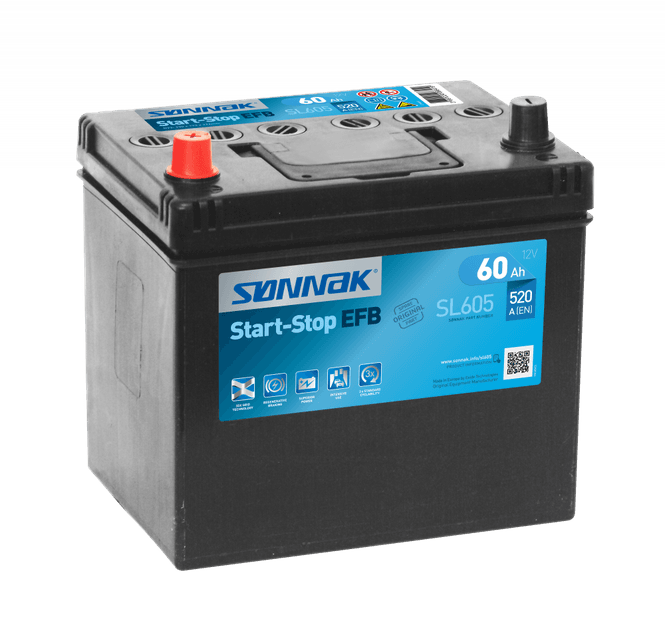 Hovedbilde SL605 SØNNAK START-STOP EFB 60AH