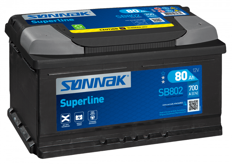 SB802 SØNNAK SUPERLINE 80AH