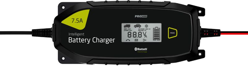 PROUSER Elektronisk 12V/24V 7,5A m/ Bluetooth
