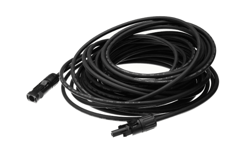 PV Kabel 2x6mm2 10mtr med MC4 kontakter