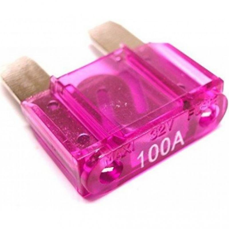 Maxi bladsikring 100A lilla