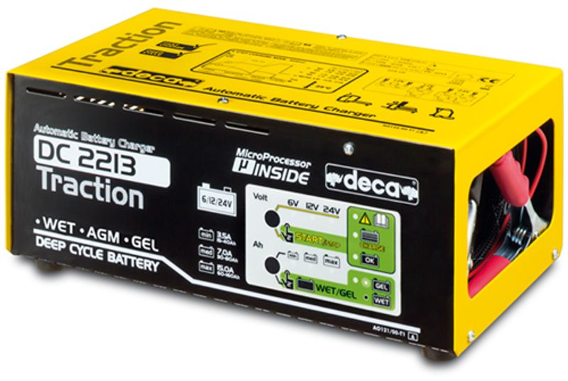 DECA Traksjonslader 6V/12V/24V 22A