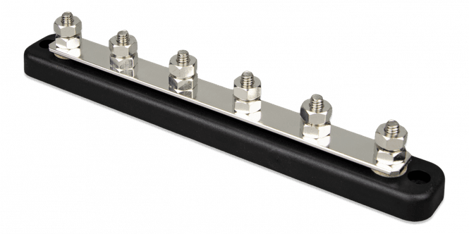 Hovedbilde VICTRON Samleskinne 150A 6P + Deksel