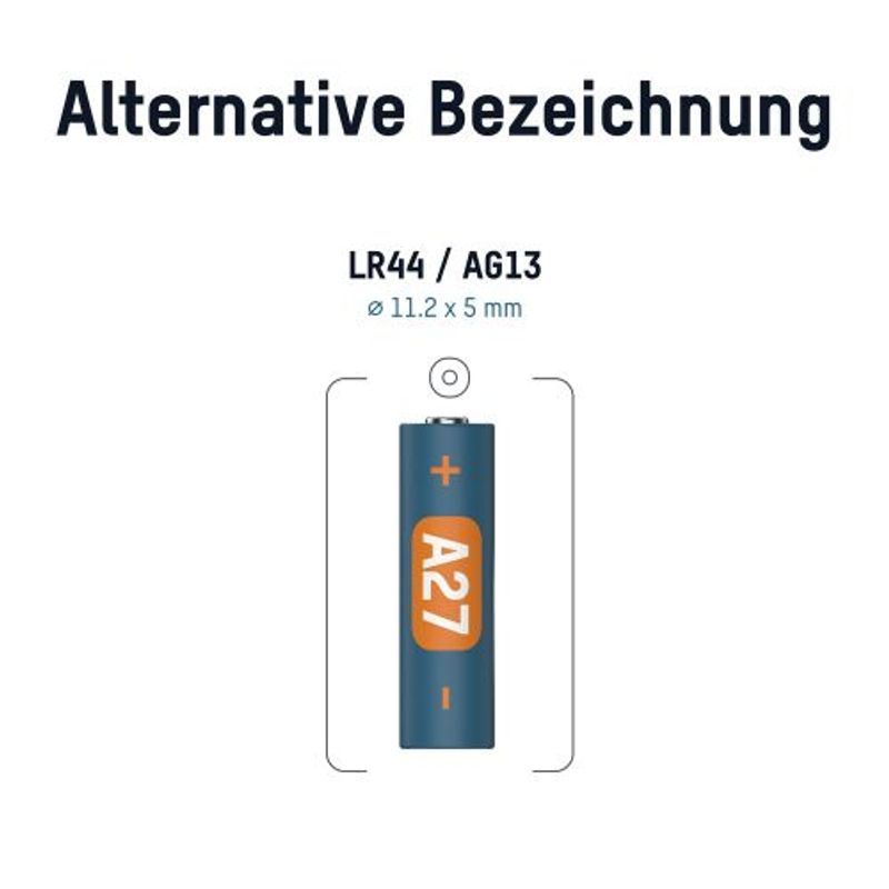 Alkalisk batteri A27 / LR27 1er Blister