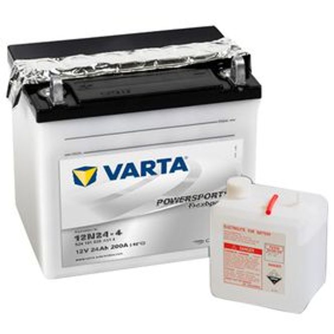 Hovedbilde  VARTA 12N24-4 MC Batteri 12V 24A 200CCA (186x125x178mm) +venstr