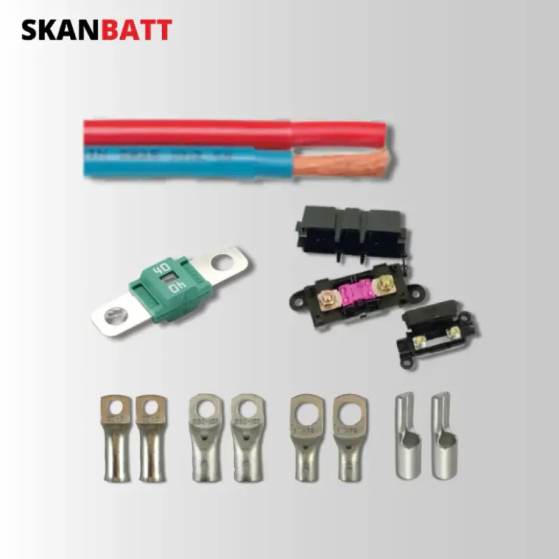 SKANBATT Ladekabelpakke - 30A / 2m 2x10mm2 / 40A