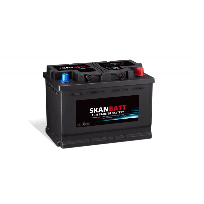 SKANBATT AGM Startbatteri 12V 70AH 720CCA (278x175x190mm) +R