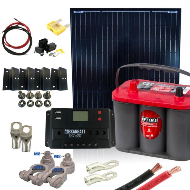 Hovedbilde Batteripakke til aggregat OPTIMA og Solcelle