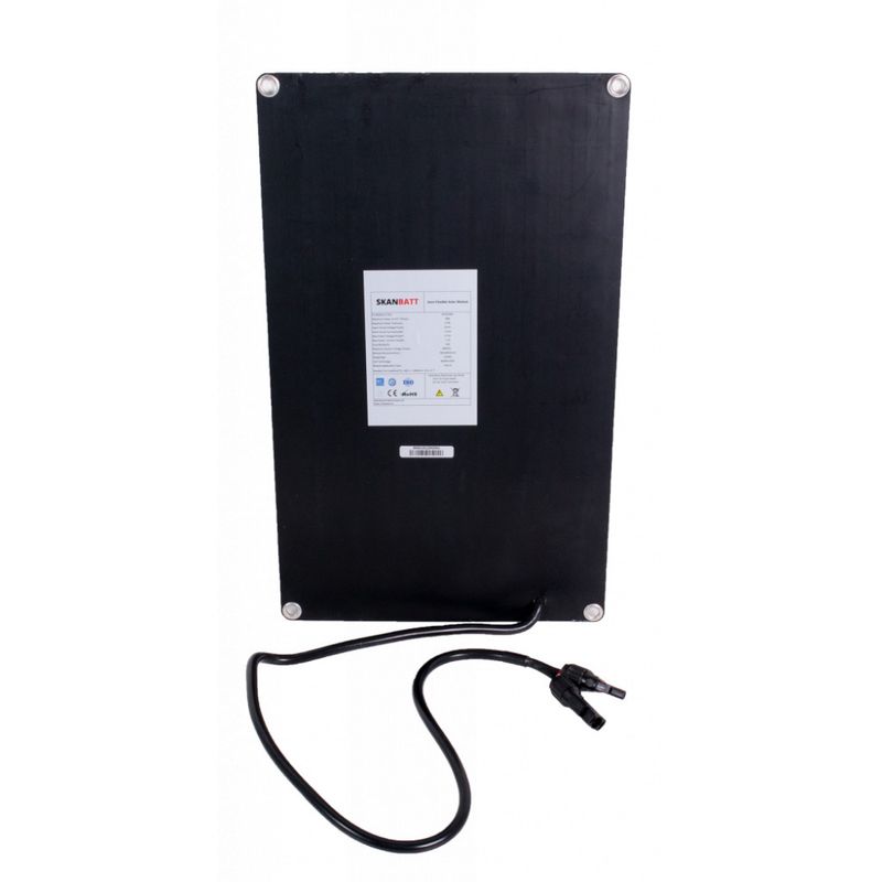 SKANBATT Fleksibelt Solcellepanel 18W - ETFE - 465x285x3mm