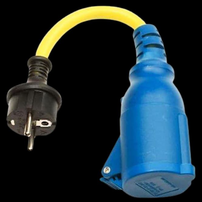 Hovedbilde Adapter Cord 16A/250V Schuko/CEE