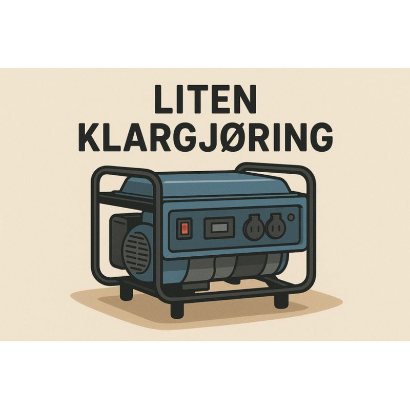 Klargjøring av Bensinaggregat (liten)
