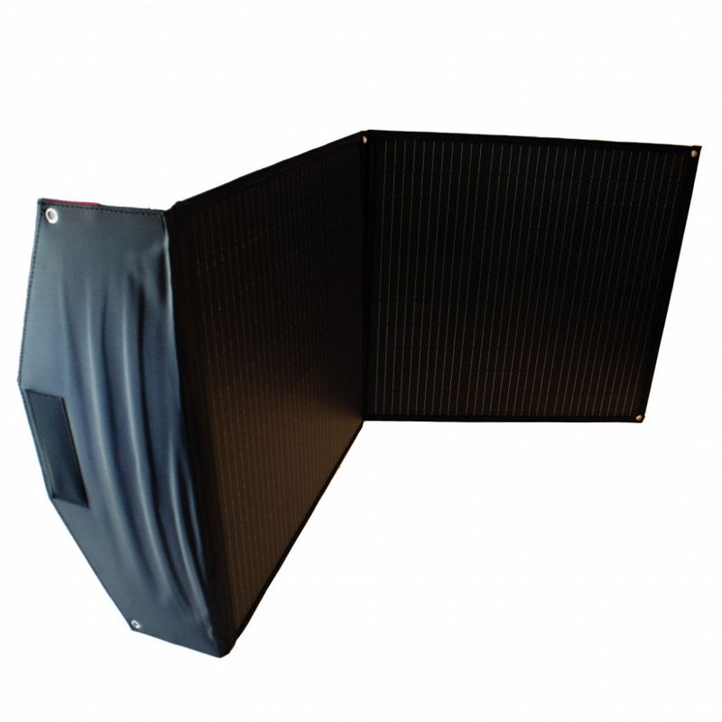 SKANBATT Sammenleggbart Solcellepanel 120W m/regulator