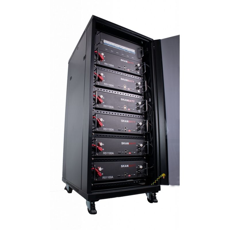 SKANBATT ESS Rack 48V 15,36kWt - LiFePO4 - HEAT