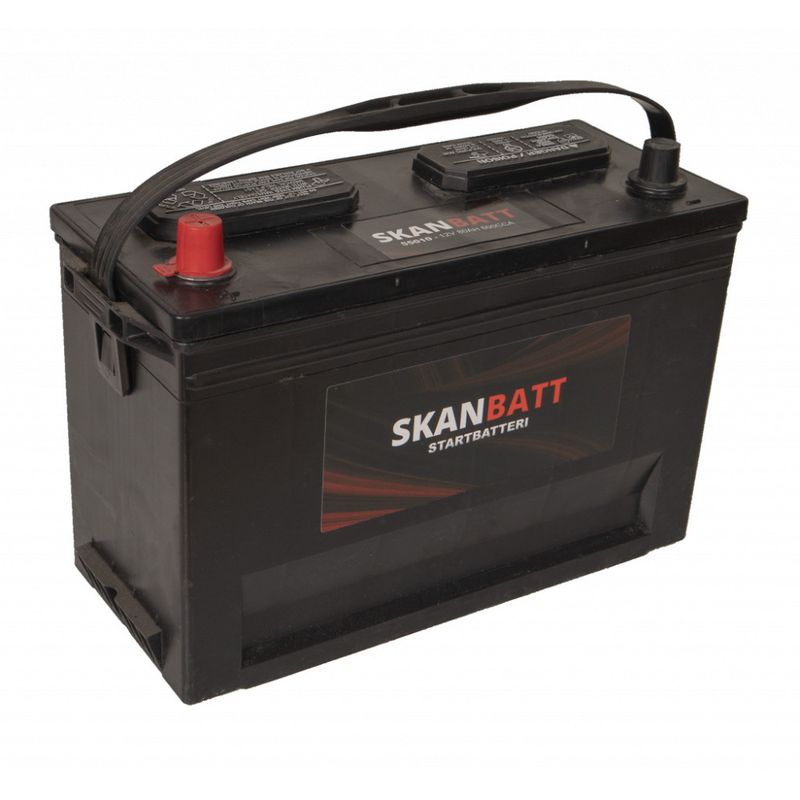 SKANBATT MF50-600 Startbatteri 12V 80AH 600CCA (343x127x234/254)
