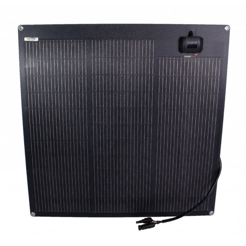 SKANBATT Fleksibelt Solcellepanel 75W - ETFE - 670x670x3mm