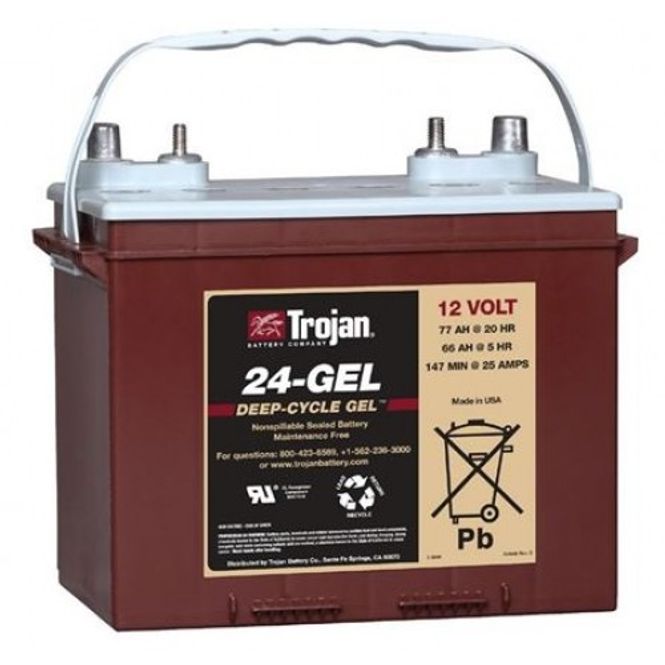 Hovedbilde TROJAN GEL Deep Cycle Traksjonsbatteri 12V 77Ah (277x168x235mm) 