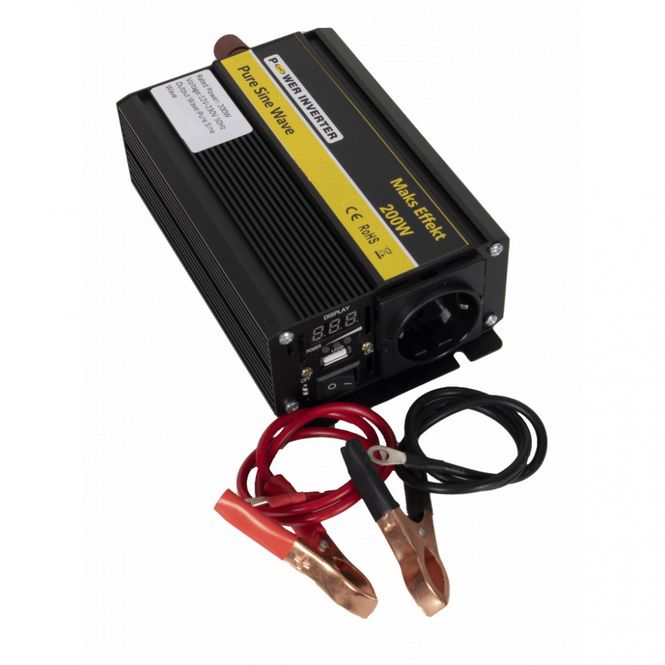 Hovedbilde POWER Inverter 12V 200W Ren Sinus