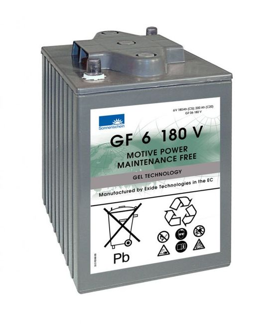 Hovedbilde SONNENSCHEIN GEL Batteri 6V 180AH (246x192x275mm) +diagonalt