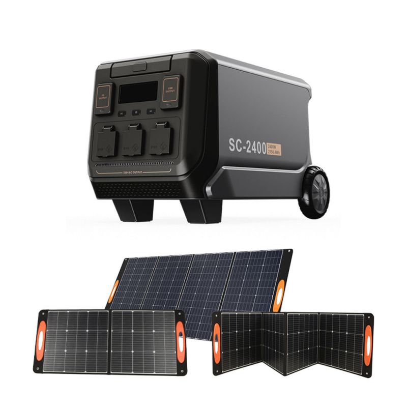 SENCI Lithium LPS 2150Wh Power Station med 2400W (4800W) sinus inverter