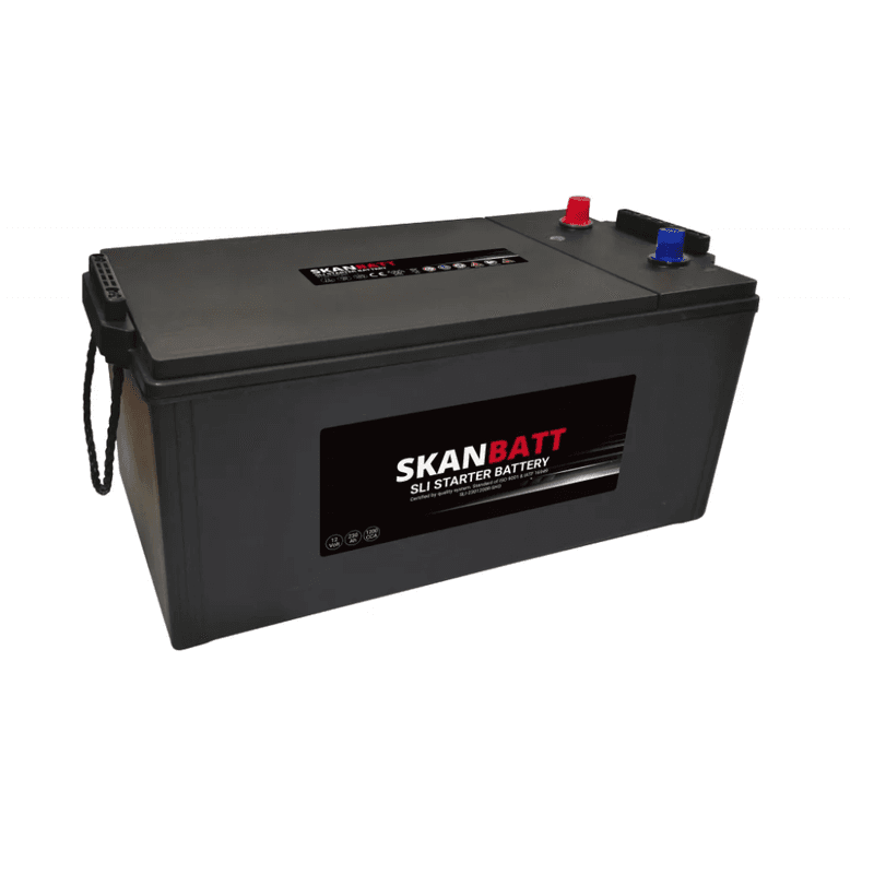 SKANBATT SLI SHD Startbatteri 12V 230AH 1200CCA (518x276x218mm) +R