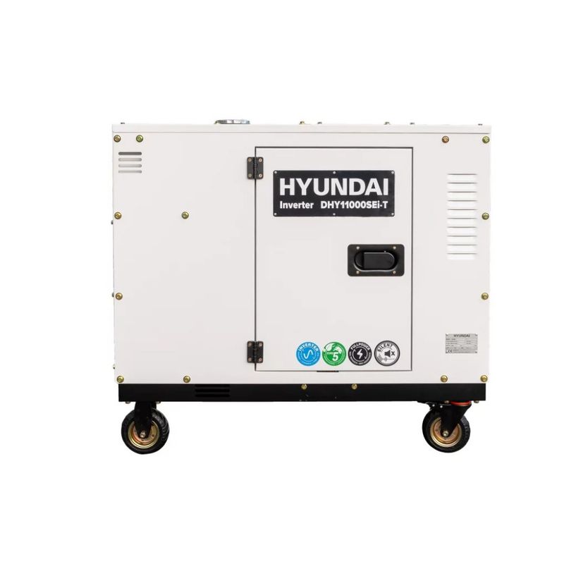 HYUNDAI DHY11000SEi-T Diesel Inverter Strømaggregat 8000W - Elektrisk start - 400V/230V - ATS