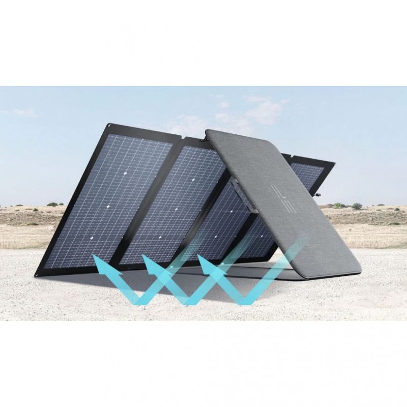ECOFLOW Sammenleggbart Solcellepanel 220W tosidig