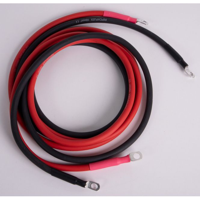 Hovedbilde Batterikabel 2x16mm2 m/8mm 200cm