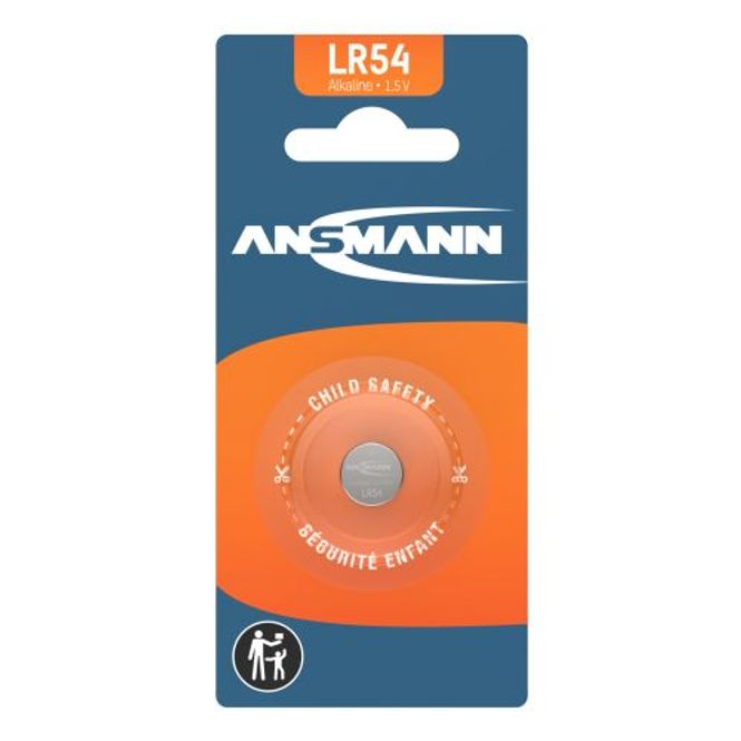 Hovedbilde Alkalisk knappcelle LR54 / LR1130 / AG10 1pk blister