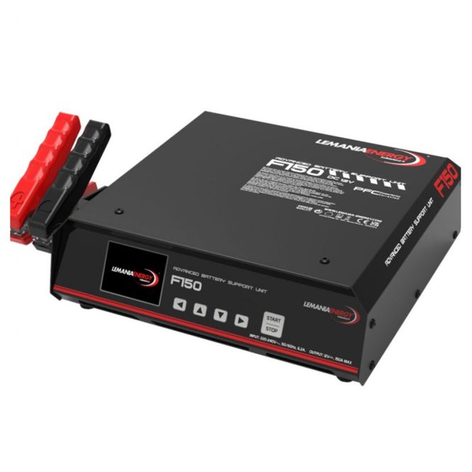 Hovedbilde Lemania 12V 150A Elektronisk batterilader med diagnose + 5 meter