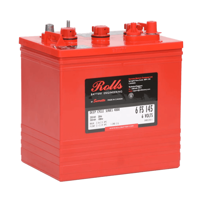 ROLLS 6-FS-145 Deep Cycle Batteri 6V 250AH (259x181x290mm)