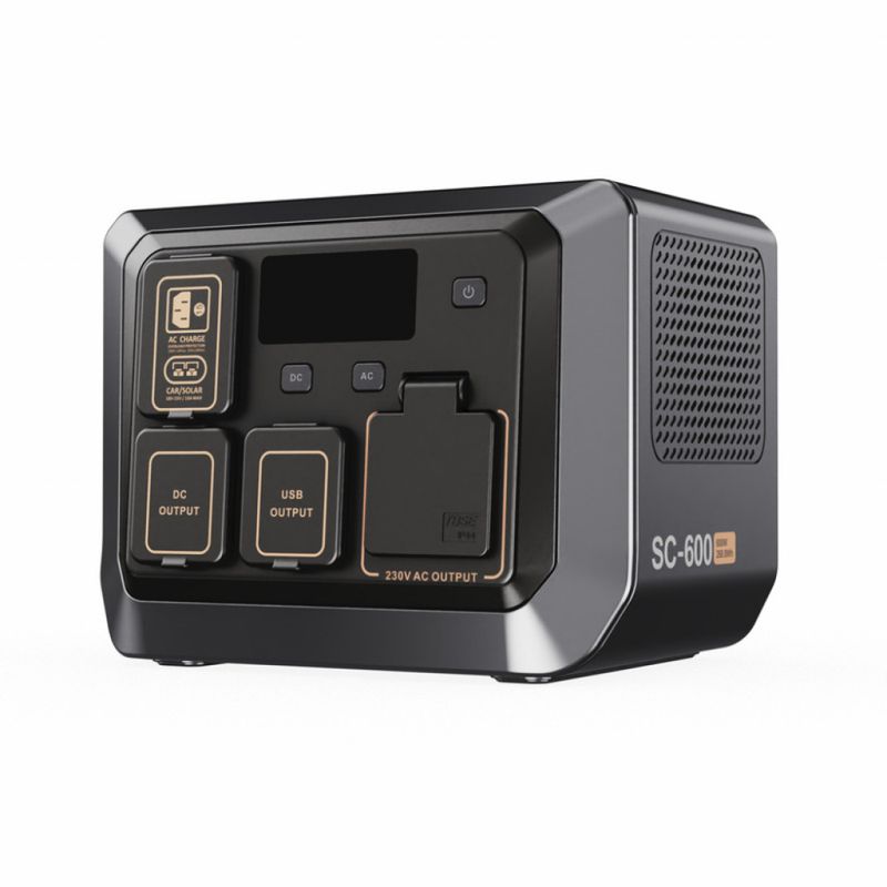 SENCI Lithium LPS 268Wh Power Station med 300W (600W) sinus inverter