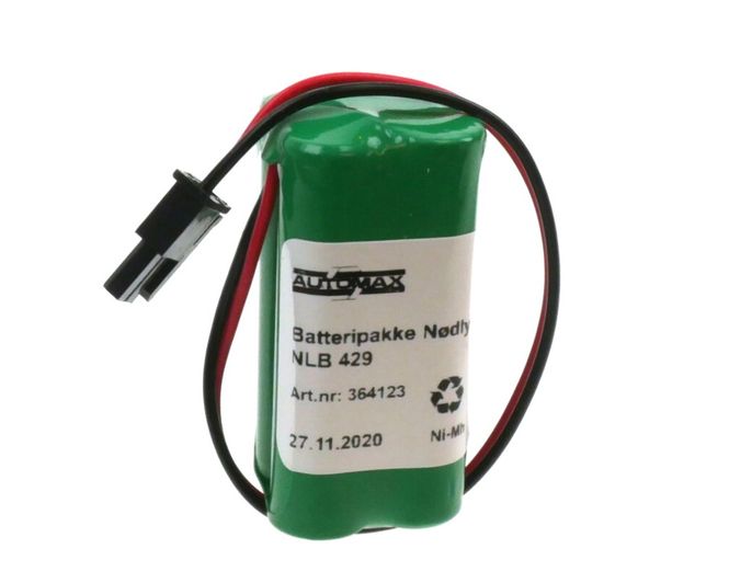 Hovedbilde NLB 429 4,8V0,75Ah-2R-Plugg 28