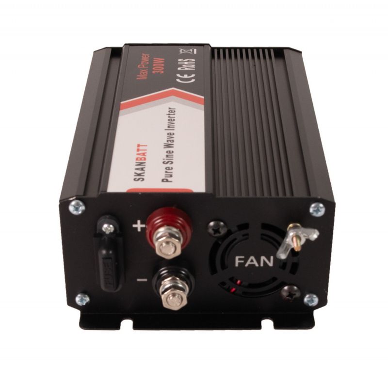 SKANBATT Inverter 24V 300W (600W) Ren Sinus